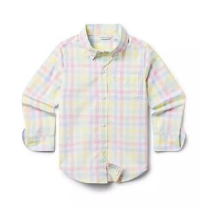 Janie and Jack Gingham Poplin Shirt Size 18-24 Months‎